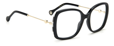 Designer Women Carolina Herrera Eyeglasses: CH0022 - Black(2)- SpecSMART Eye Clinic (Diagonal View)